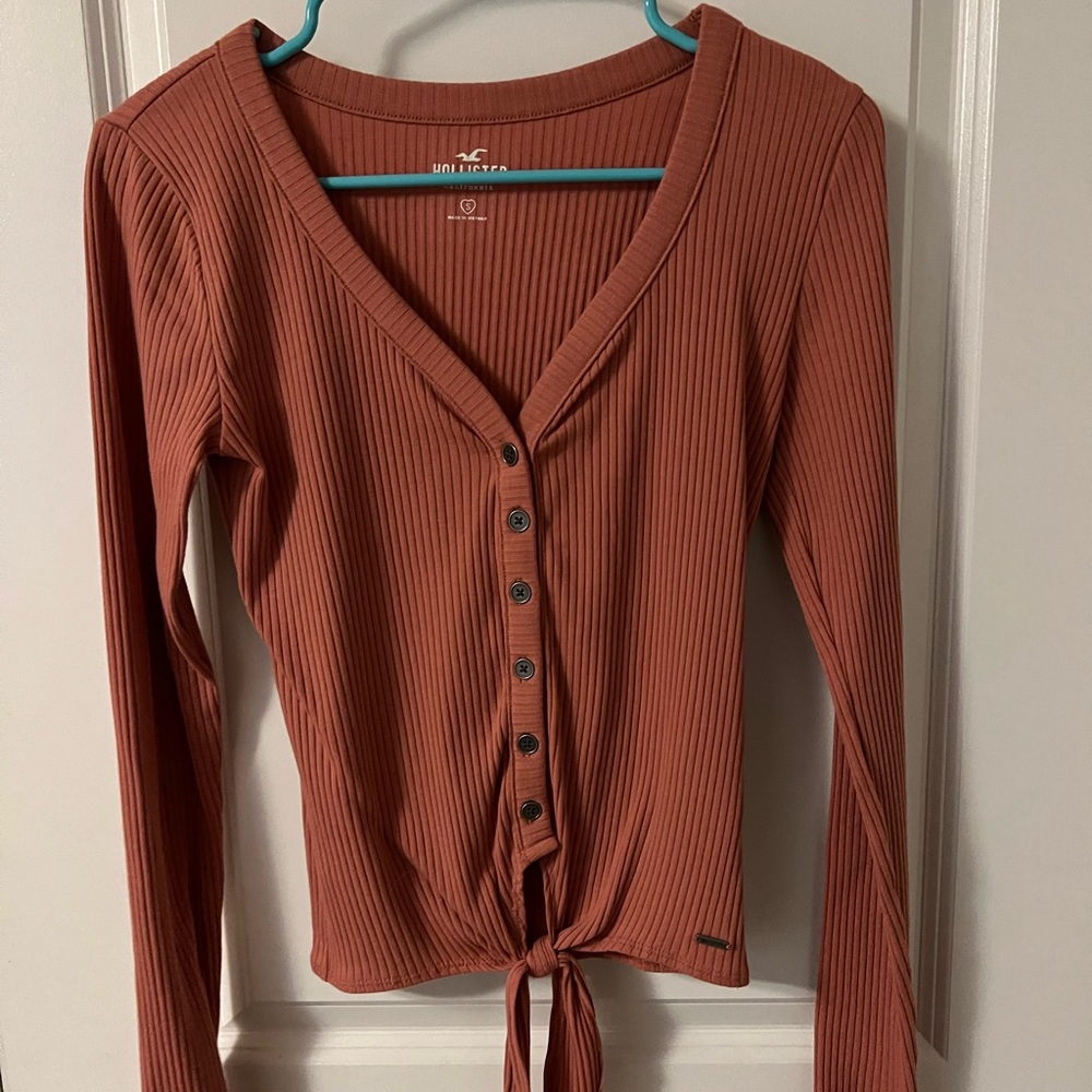 Holister pink long sleeve